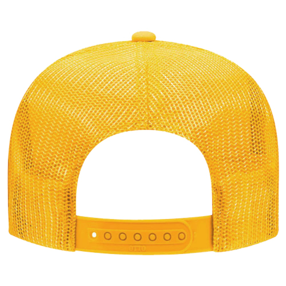 NEW Denver Nuggets 1993 Wordmark Foam Trucker Mesh Snapback Hat GOLDEN - Picture 2 of 2